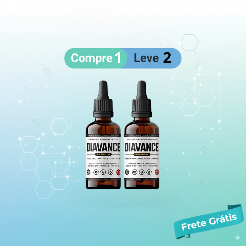 Diavance – Suplemento em Gotas para Controle da Diabetes e Bem-Estar