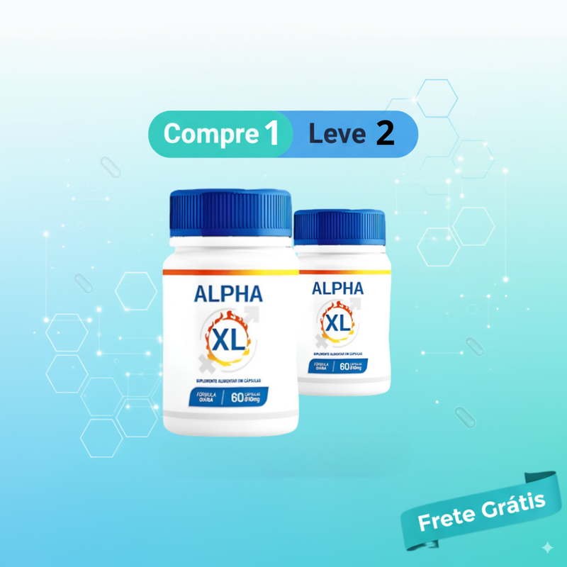 Alpha XL - Suplemento para Energia e Vitalidade Masculina em Cápsulas
