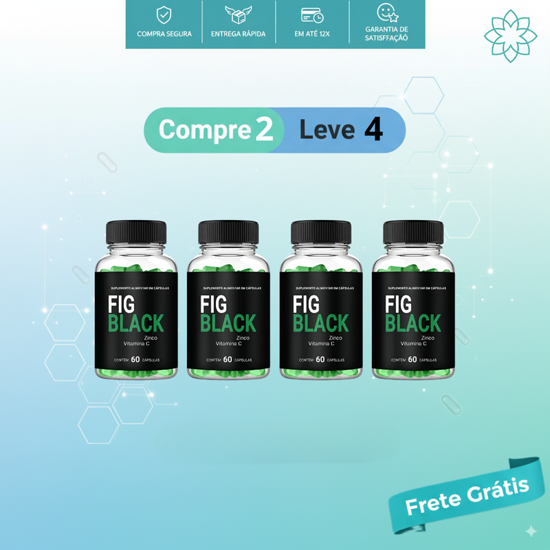 Fig Black - Suplemento para Desintoxicação do Corpo e Saúde do Fígado