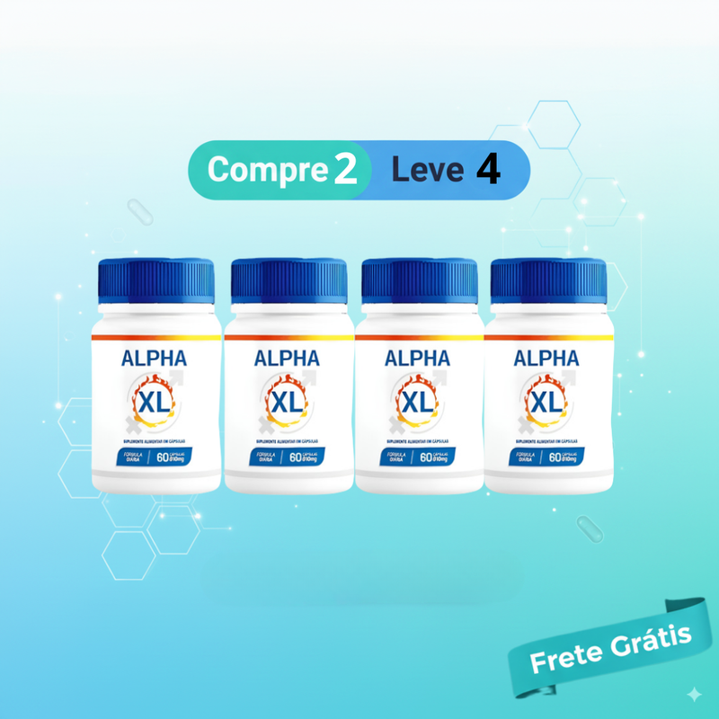Alpha XL - Suplemento para Energia e Vitalidade Masculina em Cápsulas