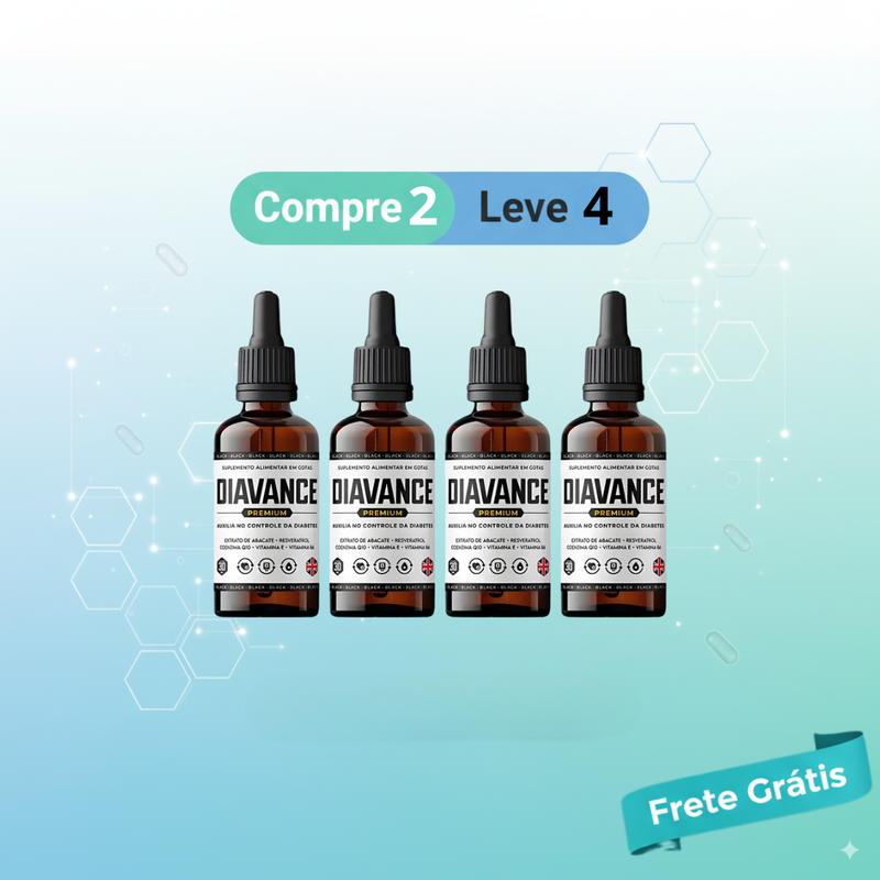 Diavance – Suplemento em Gotas para Controle da Diabetes e Bem-Estar