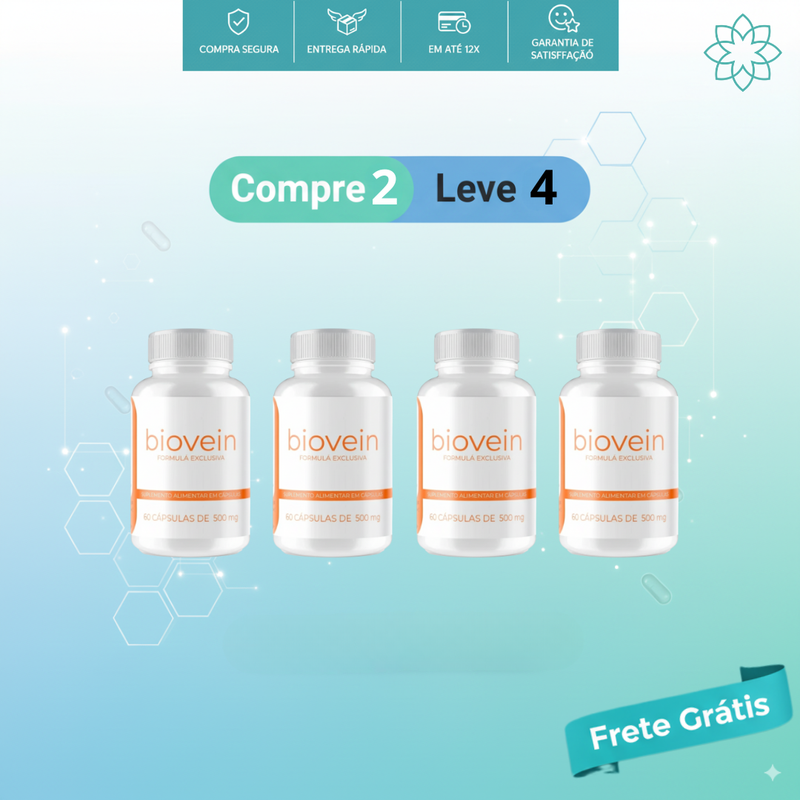 Biovein - Suplemento Natural para Circulação e Alívio de Varizes
