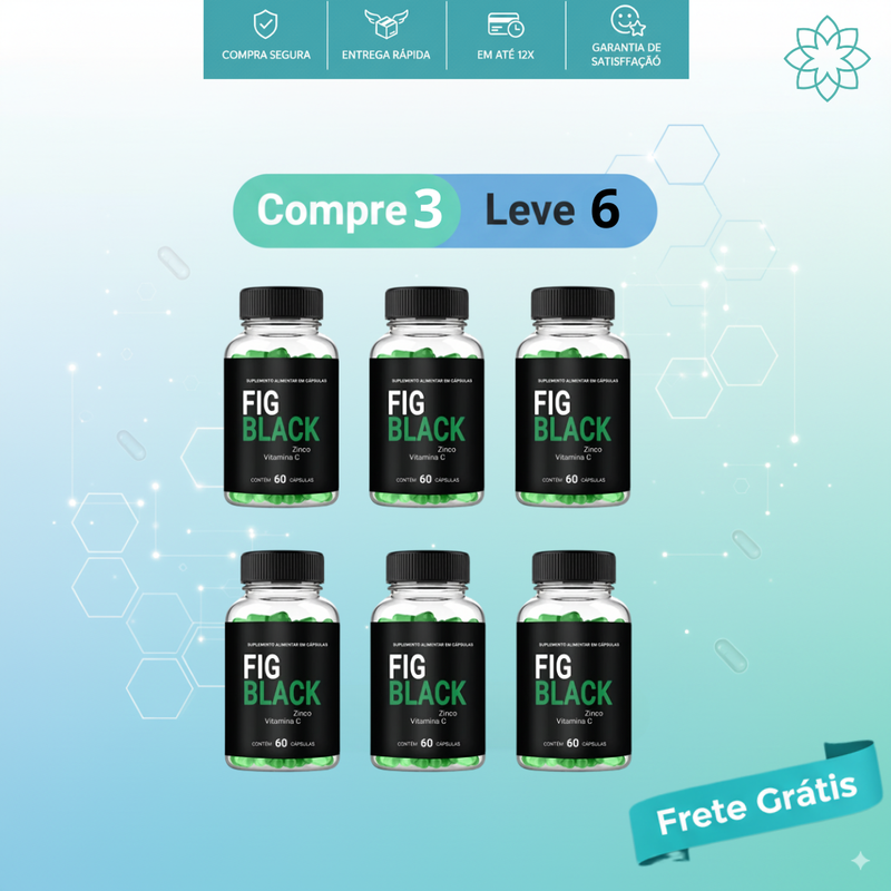 Fig Black - Suplemento para Desintoxicação do Corpo e Saúde do Fígado