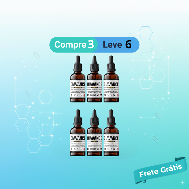 Diavance – Suplemento em Gotas para Controle da Diabetes e Bem-Estar