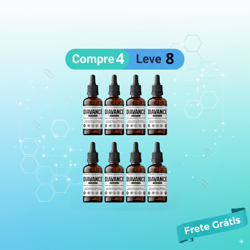 Diavance – Suplemento em Gotas para Controle da Diabetes e Bem-Estar
