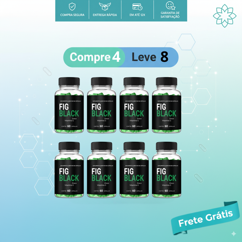 Fig Black - Suplemento para Desintoxicação do Corpo e Saúde do Fígado