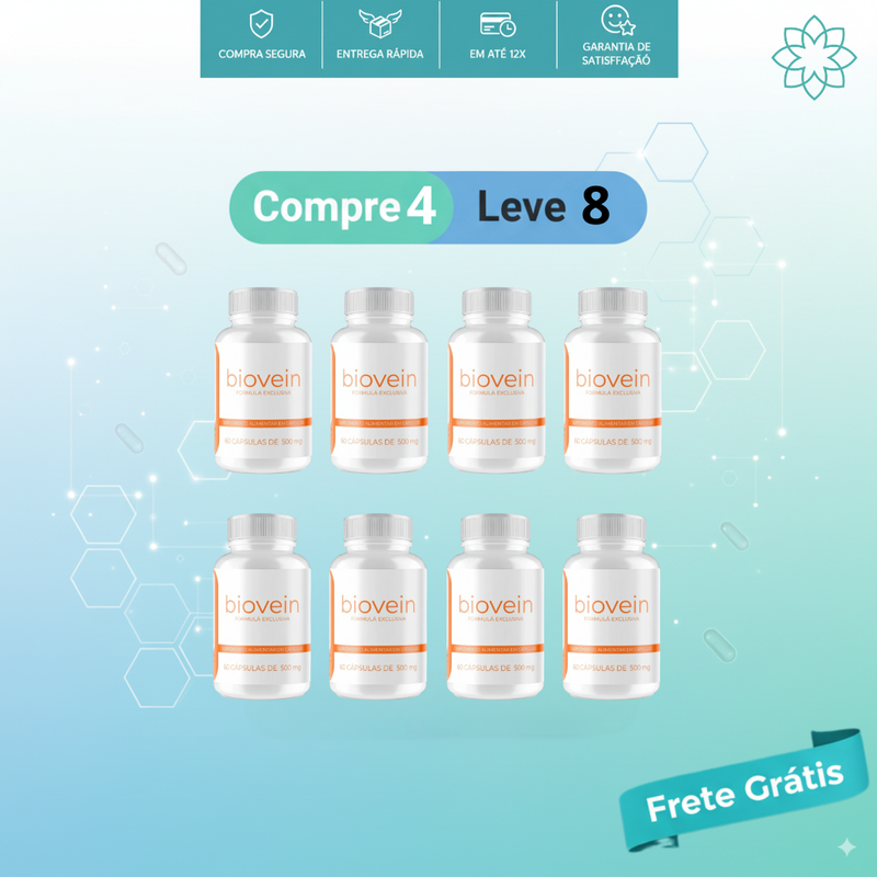 Biovein - Suplemento Natural para Circulação e Alívio de Varizes