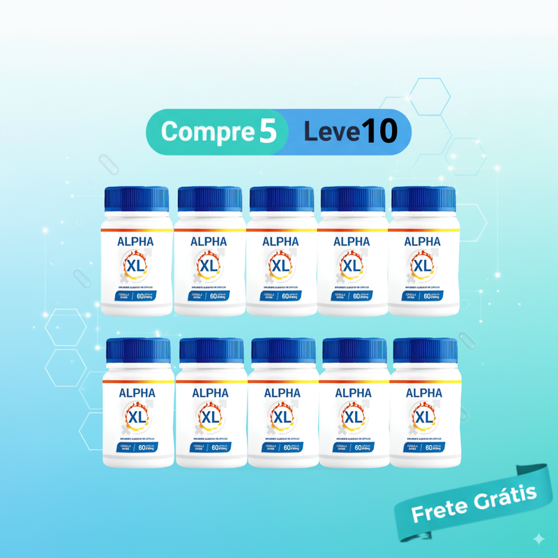 Alpha XL - Suplemento para Energia e Vitalidade Masculina em Cápsulas